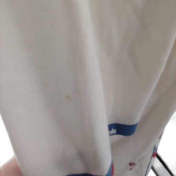 Embroidered red white & blue retro cardigan med - Picture 8 of 11